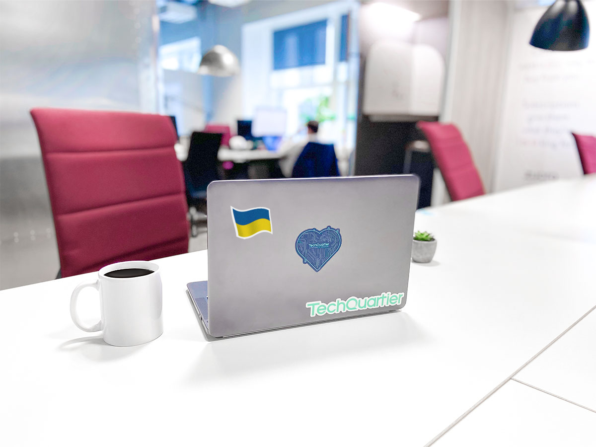 Free Coworking Space for refugees displayed by Ukrainian war 